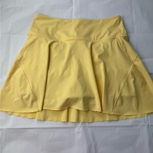 Athleta Yellow High Low Skirt